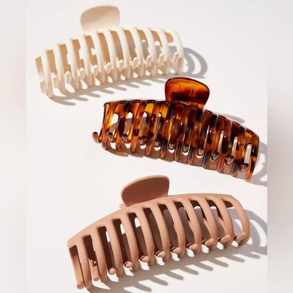 NWTS ANTHROPOLOGIE LOU CLAW HAIR CLIPS - Picture 4 of 6